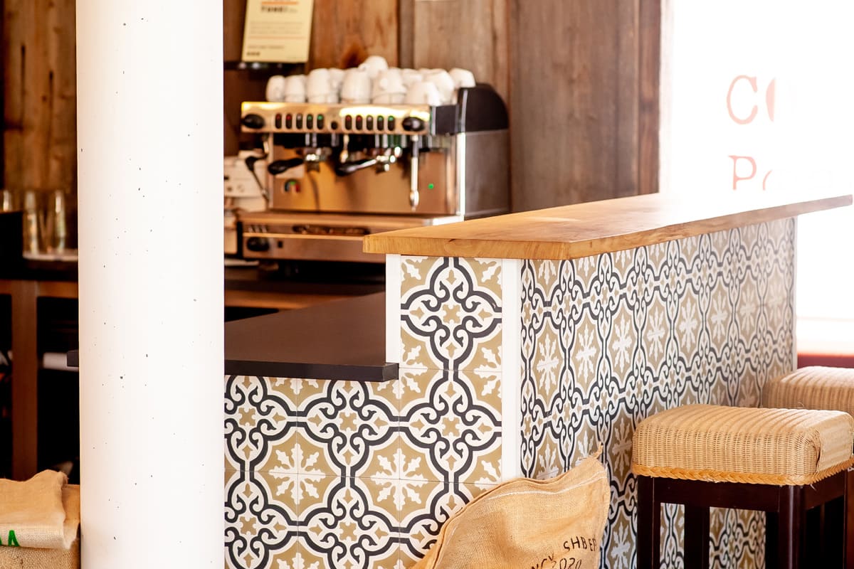 Kaffeebar in der Andechser Kaffeerösterei